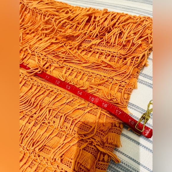“ let me be fringed” 🍊tubed mini dress for Anthropologie - Picture 8 of 13